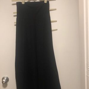 Cotton wide leg pants